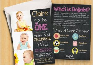 Korean First Birthday Invitations Korean First Birthday Party Invitation Doljanchi Doljabi