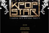 Kpop Birthday Invitations Party Like A Kpop Star Birthday Party with Bbfs Darren