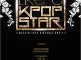 Kpop Birthday Invitations Party Like A Kpop Star Birthday Party with Bbfs Darren