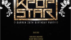 Kpop Birthday Invitations Party Like A Kpop Star Birthday Party with Bbfs Darren