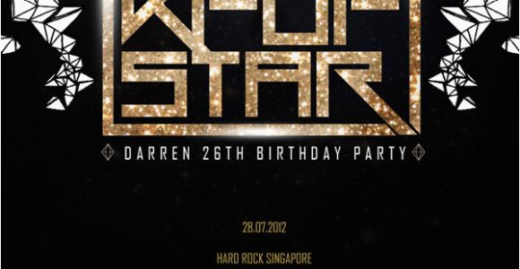 Kpop Birthday Invitations Party Like A Kpop Star Birthday Party with Bbfs Darren