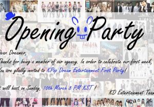 Kpop Birthday Invitations Role Player Page 6 Kpop Dream Entertainment