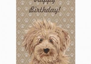 Labradoodle Birthday Card Beautiful Labradoodle Dog Painting Birthday Card Zazzle