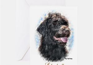 Labradoodle Birthday Card Labradoodle Greeting Cards Thank You Cards and Custom