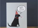 Labrador Birthday Cards Black Labrador Birthday Card by Sweet William Designs