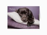 Labrador Birthday Cards Chocolate Labrador Retriever Custom Birthday Card Zazzle