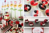 Ladybug Birthday Decorations Ideas Kara 39 S Party Ideas Lovebug Ladybug Birthday Party Ideas