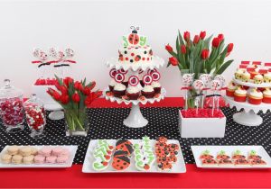 Ladybug Decorations for 1st Birthday Party Joy S Ladybug Birthday Glorious Treats