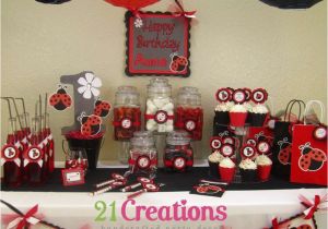 Ladybug Decorations for 1st Birthday Party Ladybug 1st Birthday Birthday Party Ideas Photo 1 Of 7