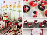 Ladybug Decorations for Birthday Party Kara 39 S Party Ideas Lovebug Ladybug Birthday Party Ideas