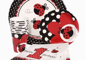 Ladybug First Birthday Decorations First Birthday Ideas Birthday Party Ideas Pinterest