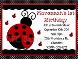 Ladybug Invites Birthday Ladybug Birthday Invitation 1st Birthday Ladybug by