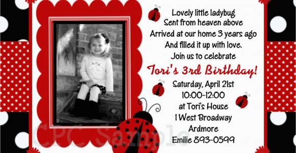 Ladybug Invites Birthday Ladybug Invitation Ladybug Party Birthday Invitations