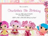 Lalaloopsy Birthday Card Childrens Birthday Invitations Lalaloopsy Birthday