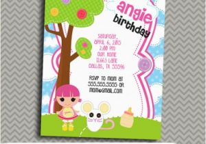 Lalaloopsy Birthday Card Lalaloopsy Birthday Invitations B Printable or Prints