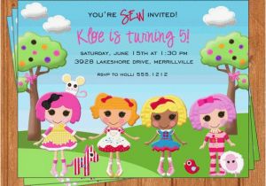 Lalaloopsy Birthday Card Lalaloopsy Invitation Kids Birthday Printable Digital