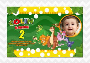 Land before Time Birthday Invitations Land before Time Invitation Dinosaur Birthday Party On