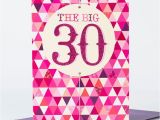 Large 30th Birthday Card 30th Birthday Card Big Pink 30 Only 99p