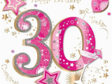 Large 30th Birthday Card Large Luxury Handmade 30th Birthday Card Female Ebay