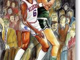 Larry Bird Birthday Card Boston Celtics Greeting Cards Fine Art America