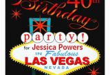Las Vegas themed Birthday Cards Las Vegas 40th Birthday Party 5 25×5 25 Square Paper