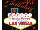 Las Vegas themed Birthday Cards Las Vegas 40th Birthday Party 5 25×5 25 Square Paper