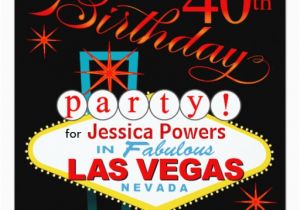 Las Vegas themed Birthday Cards Las Vegas 40th Birthday Party 5 25×5 25 Square Paper