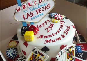 Las Vegas themed Birthday Cards Las Vegas Poker Cake Cakecentral Com