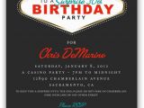 Las Vegas themed Birthday Invitations 31 Best Images About Invitation Ideas for Casino Nights On