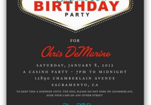 Las Vegas themed Birthday Invitations 31 Best Images About Invitation Ideas for Casino Nights On