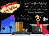 Las Vegas themed Birthday Invitations Adult Birthday Party Birthdays and Birthday Invitations