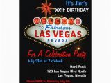 Las Vegas themed Birthday Invitations Birthday Party Las Vegas Party Invitations Zazzle