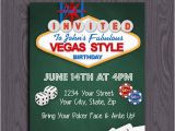 Las Vegas themed Birthday Invitations Blank Casino Party Invitation Template orderecigsjuice Info