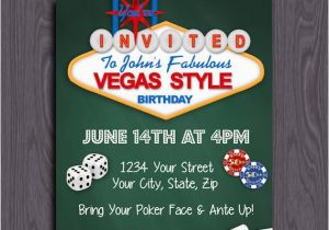 Las Vegas themed Birthday Invitations Blank Casino Party Invitation Template orderecigsjuice Info