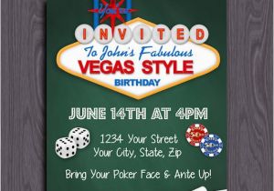 Las Vegas themed Birthday Invitations Blank Casino Party Invitation Template orderecigsjuice Info