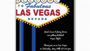 Las Vegas themed Birthday Invitations Vegas Party Invitations Oxsvitation Com