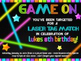 Laser Tag Birthday Invitation Templates Free 9 Best Images Of Laser Tag Invitations Free Printable