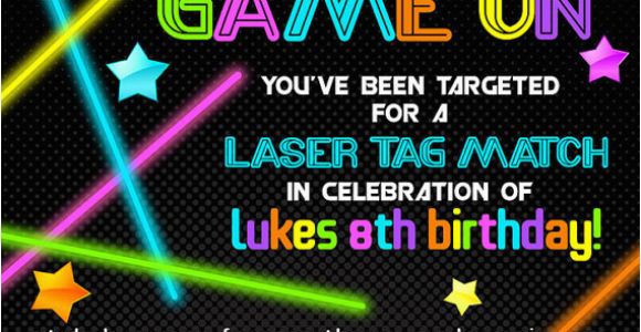 Laser Tag Birthday Invitation Templates Free 9 Best Images Of Laser Tag Invitations Free Printable