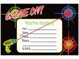 Laser Tag Birthday Invitation Templates Free Laser Tag Party Invitations Template Free Cimvitation