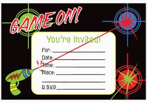 Laser Tag Birthday Invitation Templates Free Laser Tag Party Invitations Template Free Cimvitation