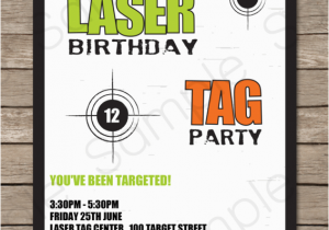 Laser Tag Birthday Invitation Templates Free Laser Tag Party Invitations Template Free Cimvitation
