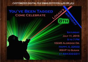 Laser Tag Birthday Invites Free Laser Tag Invitation Templates