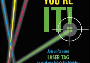 Laser Tag Birthday Invites Party Invitations Laser Tag at Minted Com