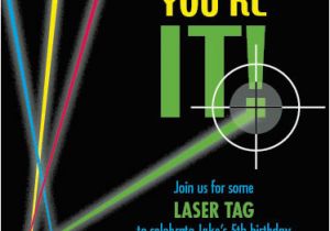 Laser Tag Birthday Invites Party Invitations Laser Tag at Minted Com