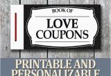 Last Minute Birthday Gifts for Boyfriend Printable Love Coupon Book Christmas Gift for Boyfriend