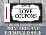 Last Minute Birthday Gifts for Man Printable Love Coupon Book Christmas Gift for Boyfriend