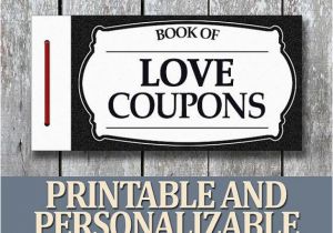 Last Minute Birthday Gifts for Man Printable Love Coupon Book Christmas Gift for Boyfriend