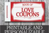 Last Minute Diy Birthday Gifts for Boyfriend Printable Love Coupon Book Boyfriend Valentine Day Gift