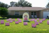 Lawn Decorations for Birthday Birthday Yard Flocking Decorations Tampa Fl Call