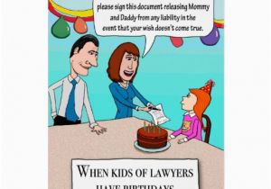 Lawyer Birthday Card Funny Parents are Lawyers Birthday Greeting Card Zazzle